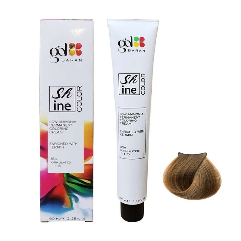 رنگ مو گلباران مدل shine شماره 7.00 حجم 100 میلی لیتر رنگ بلوند متوسط