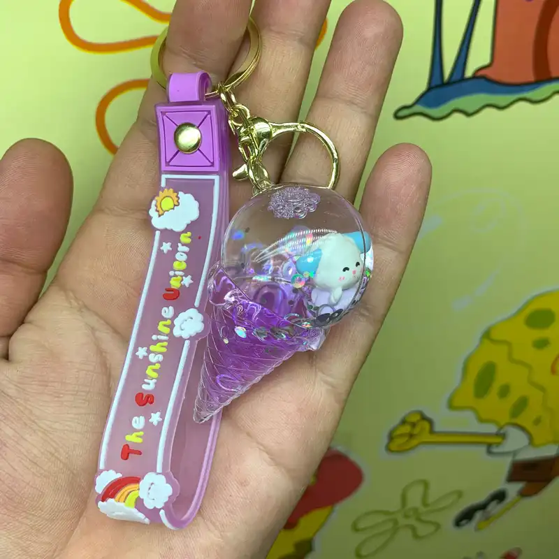 جاکلیدی مدل آکواریومی طرح بستنی قیفی02