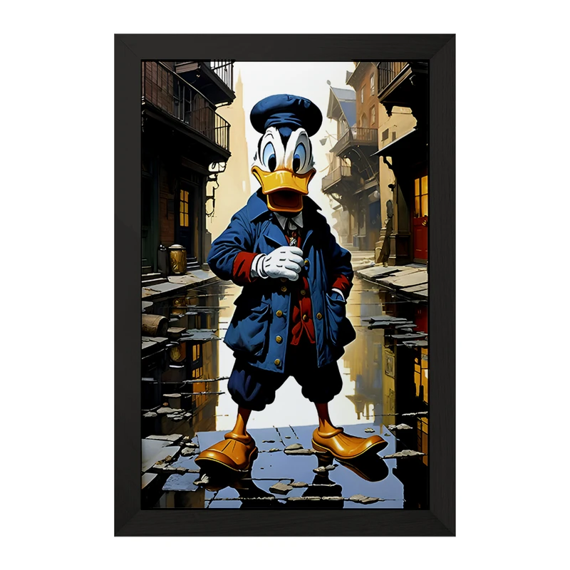 تابلو خندالو مدل دانلد داک (Donald Duck) کد F8486