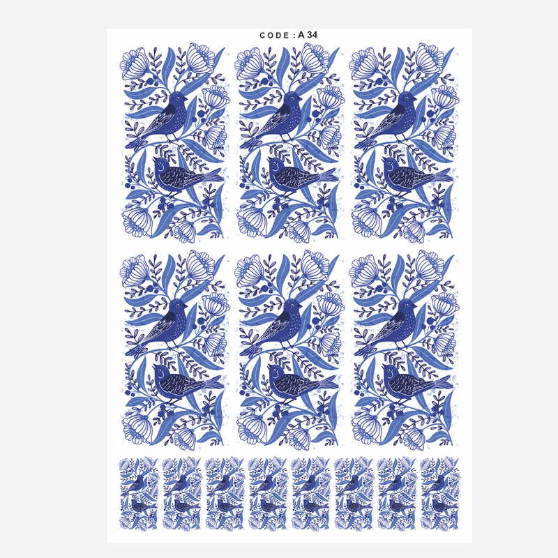 برچسب ترنسفر مدل A-34