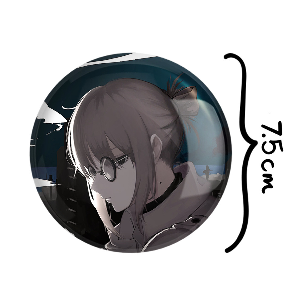 آینه جیبی خندالو طرح انکو اوگیسو انیمه کال آف نایت Call of the Night مدل تاشو کد 17801