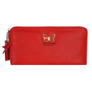 کیف پول زنانه فوراور یانگ مدل چرمی کد 04