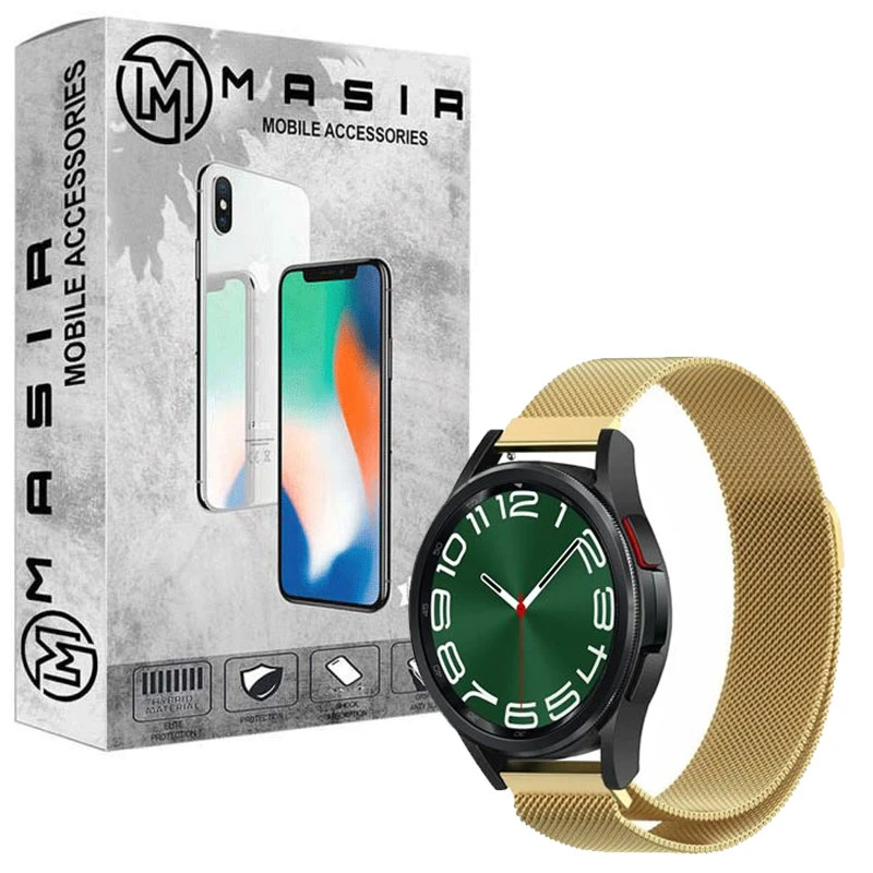 بند مسیر مدل میلانس مناسب برای ساعت هوشمند سامسونگ Galaxy Watch 6 Classic 43mm