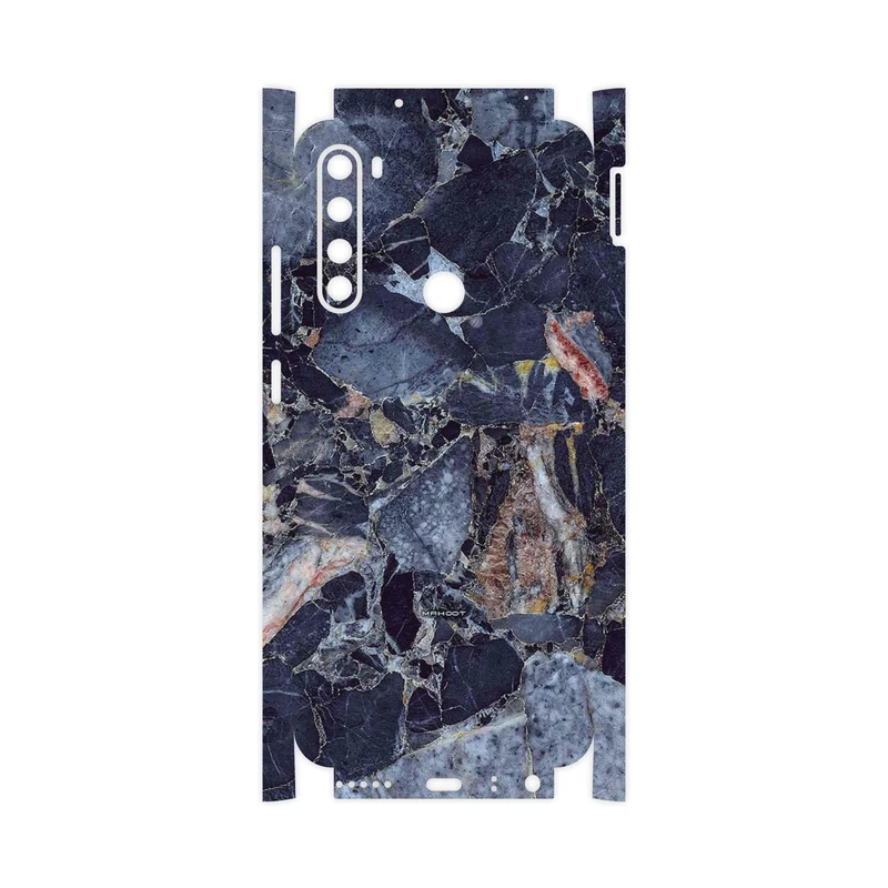 برچسب پوششی ماهوت مدل Broken black marble-FullSkin مناسب برای گوشی موبایل شیائومی Redmi Note 8
