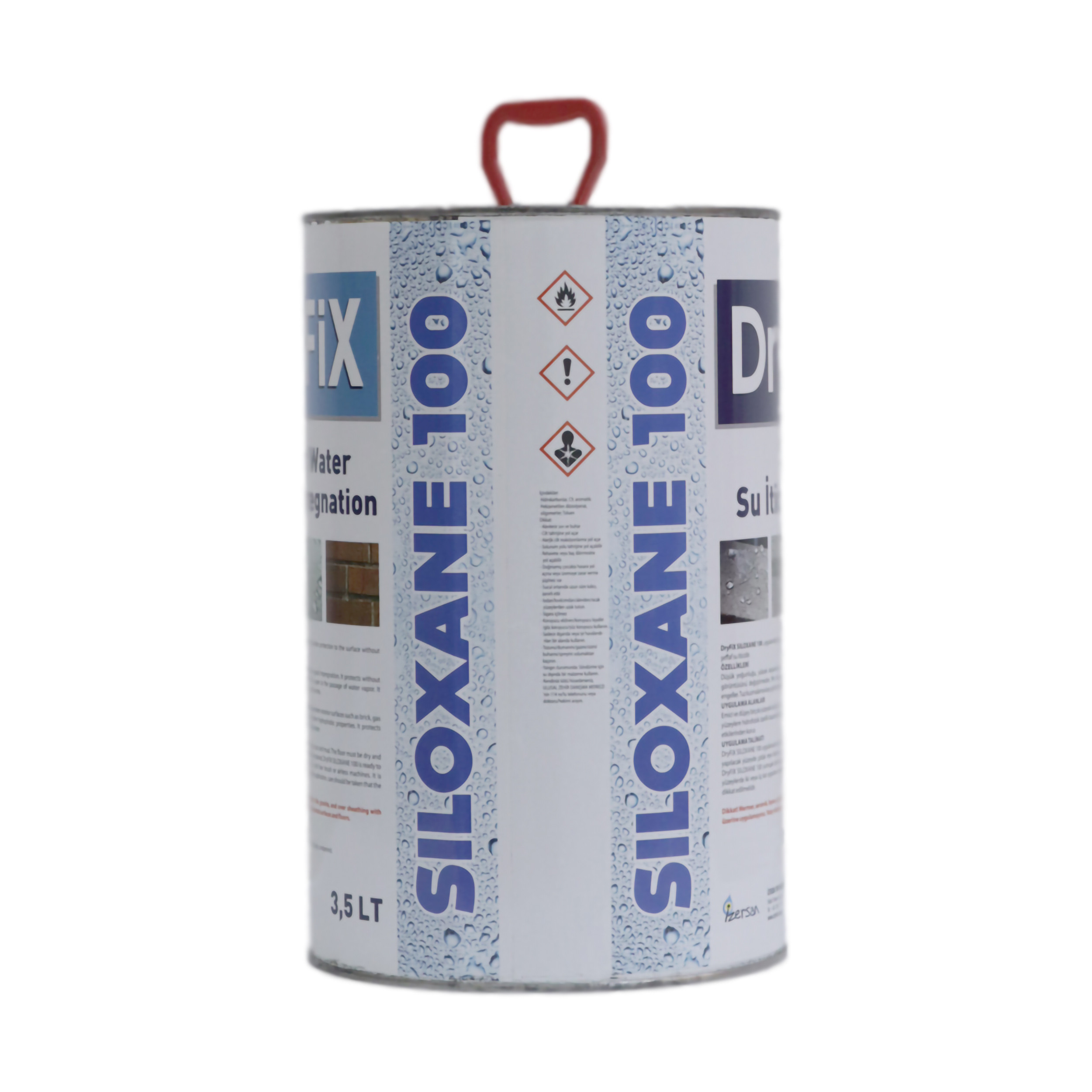 عایق رطوبتی و آبگریز درای فیکس مدل SILOXANE 100 حجم 3500میلی لیتر عایق رطوبتی و آبگریز درای فیکس مدل SILOXANE 100 حجم 3500میلی لیتر