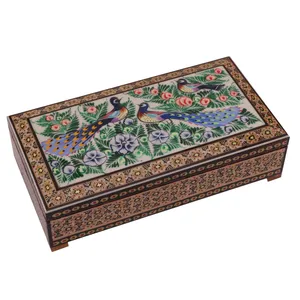 جعبه جواهرات خاتم کاری گالری گوهران مدل 607