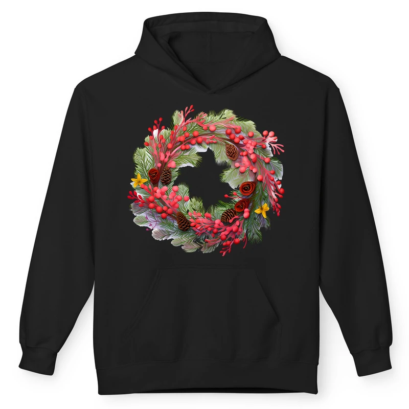 هودی مردانه پاد آفرین مدل کریسمس کد 29 طرح تزئینی