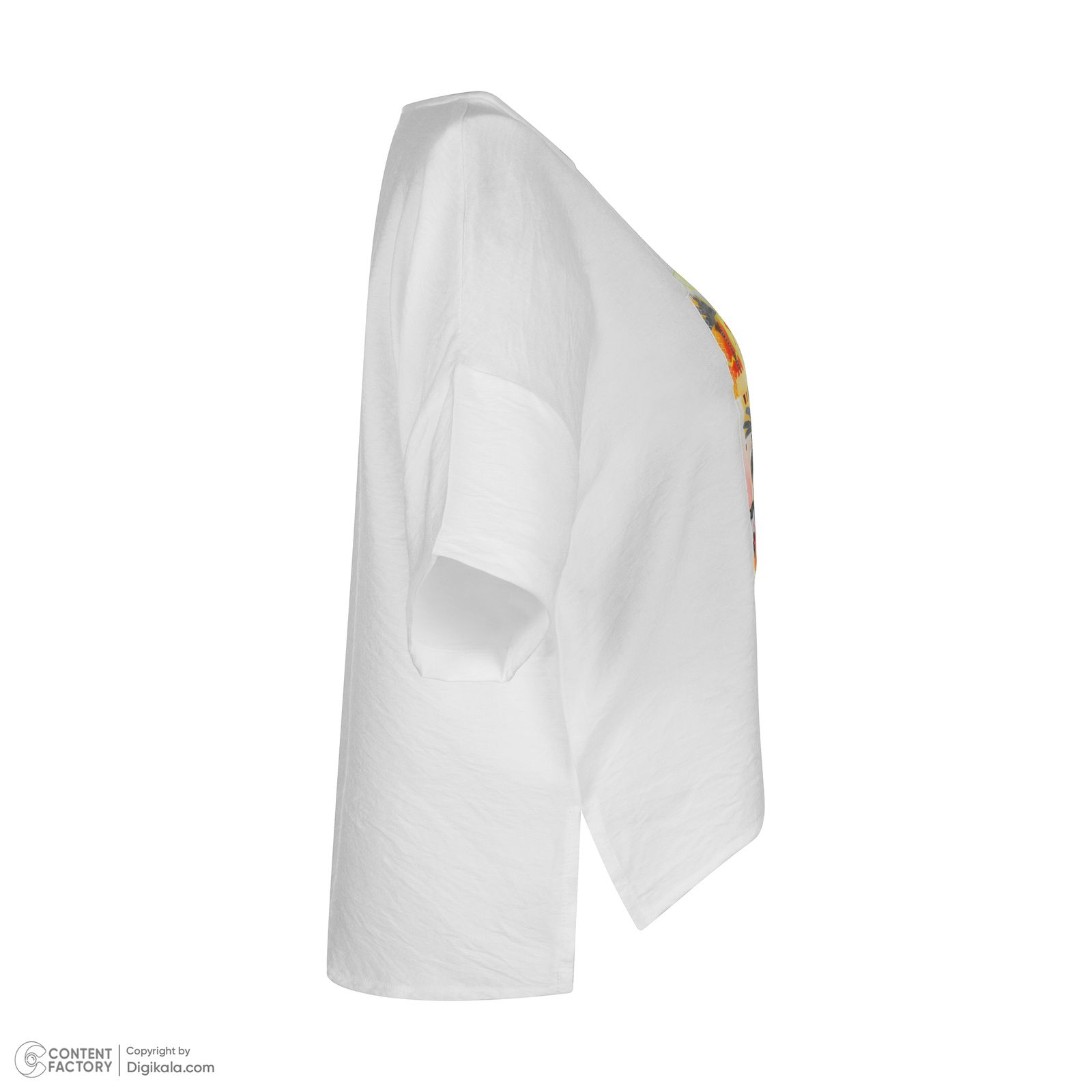 ست تی شرت و شلوارک زنانه نیزل مدل 0086-167 رنگ سفید -  - 6