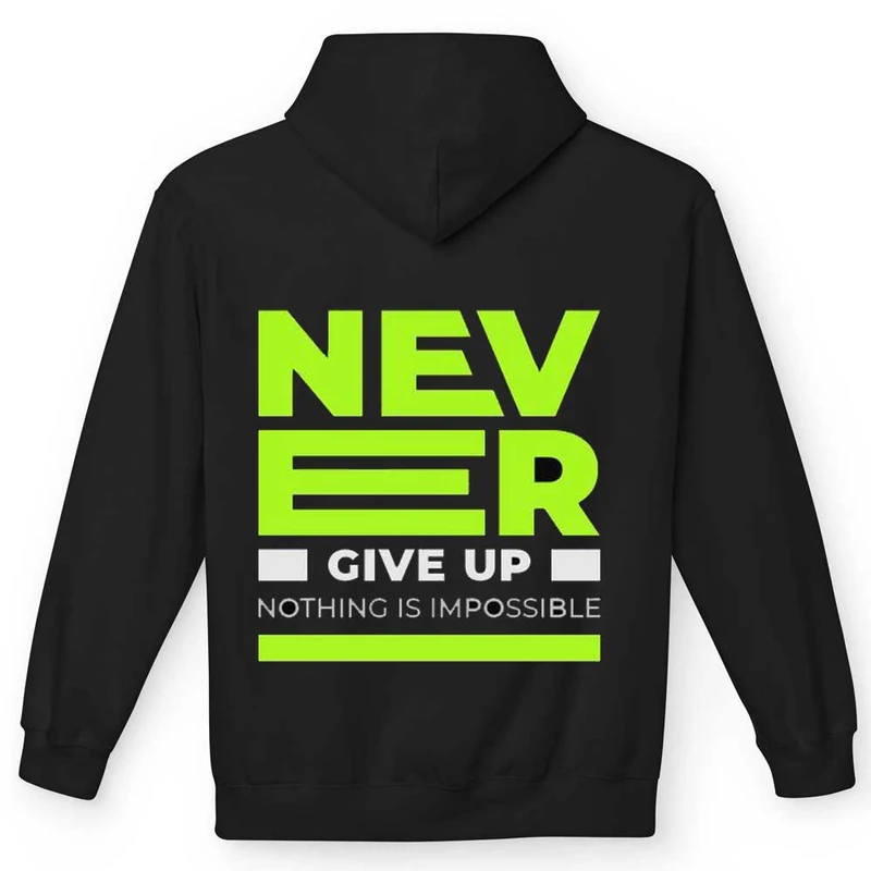 هودی مردانه مدل جمله انگیزشی کد 2-165