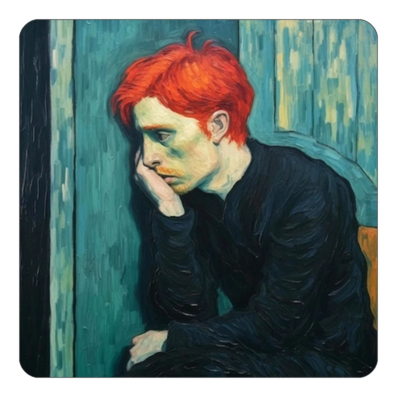 مگنت کاکتی طرح نقاشی رنگ روغن مدل mp71905