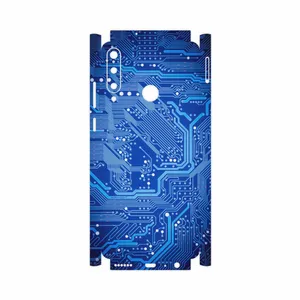 MAHOOT Blue Printed Circuit Board-FullSkin Cover Sticker for Huawei Y6p