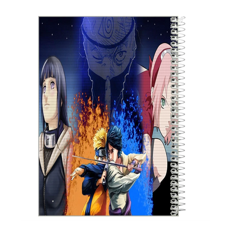 دفتر زبان 60 برگ طرح انیمه ناروتو