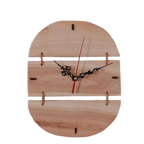 ساعت دیواری مدل چوبی کد 100