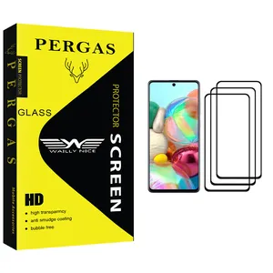 Waily Nice Pergas Glass Screen Protector For Samsung Galaxy A71 Pack Of 3