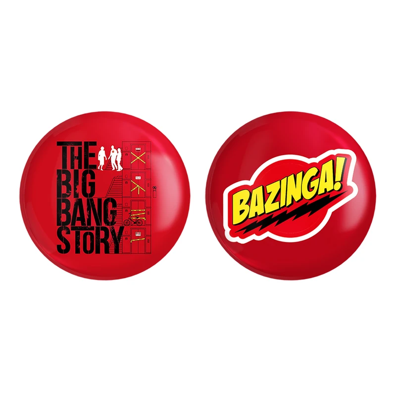 مگنت خندالو طرح سریال تئوری بیگ بنگ The Big Bang Theory کد 1331113306 مجموعه 2 عددی