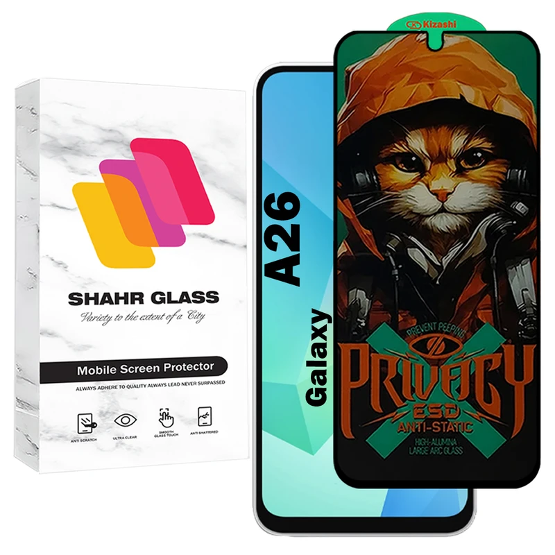 محافظ صفحه نمایش شهر گلس مدل CATPRV مناسب برای گوشی موبایل سامسونگ Galaxy A26 5G
