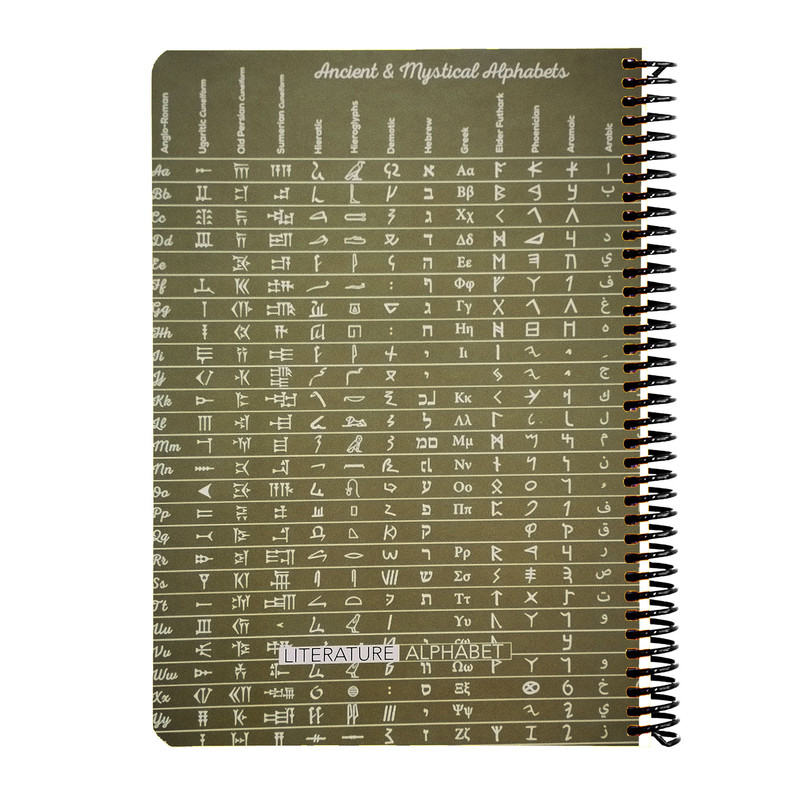 دفتر مشق 100 برگ دات نوت طرح LITARATE کد A4