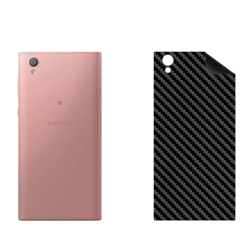 برچسب پوششی بستور مدل BT-Fiber طرح فیبر کربن مناسب برای گوشی موبایل سونی Xperia L1