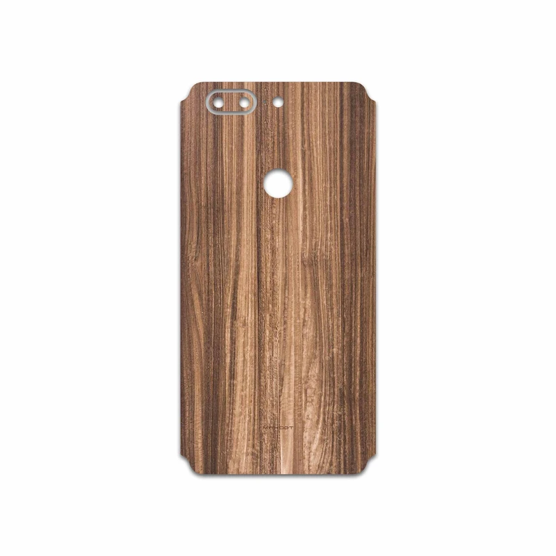 برچسب پوششی ماهوت مدل Light Walnut Wood مناسب برای گوشی موبایل وان پلاس 5T