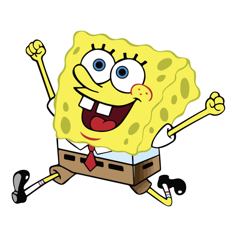 استیکر دیواری کودک مدل باب اسفنجی کد 1440