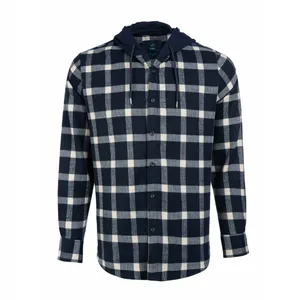 پیراهن آستین بلند مردانه آر اِن اِس مدل کلاهدار کد 303034 رنگ سرمه‌ای