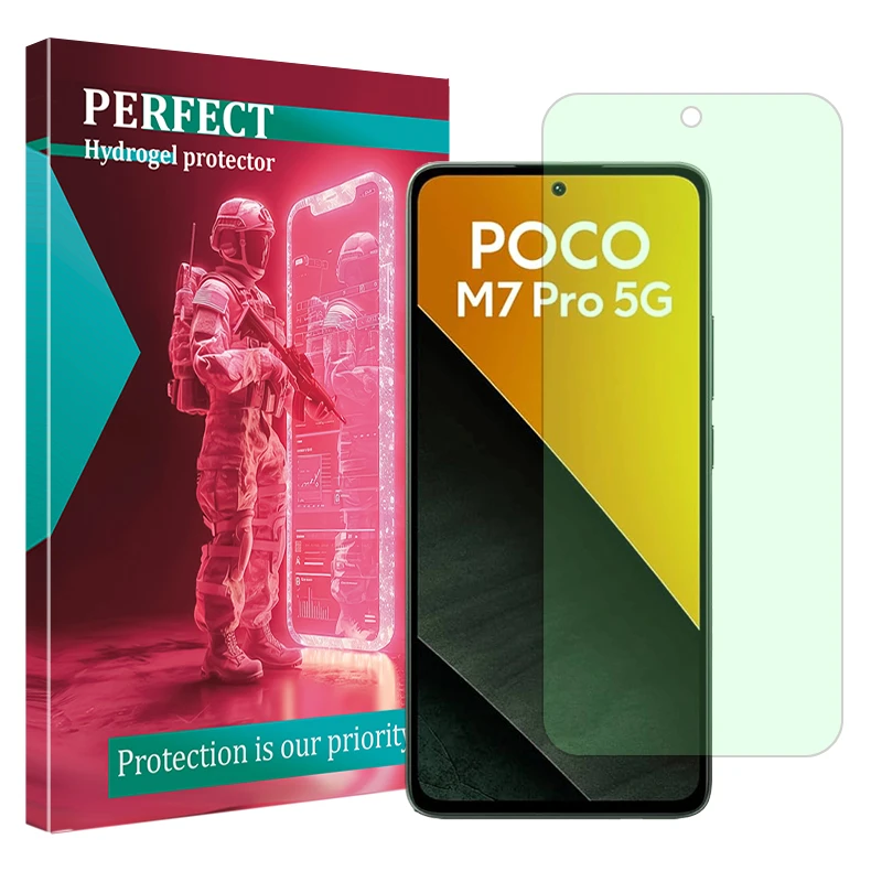 محافظ صفحه نمایش گرین لایت پرفکت مدل Eye Care مناسب برای گوشی موبایل شیائومی Poco M7 Pro 5G