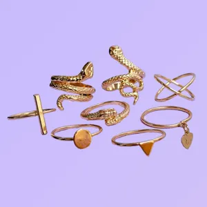 انگشتر زنانه مدل 4405 مجموعه 8 عددی