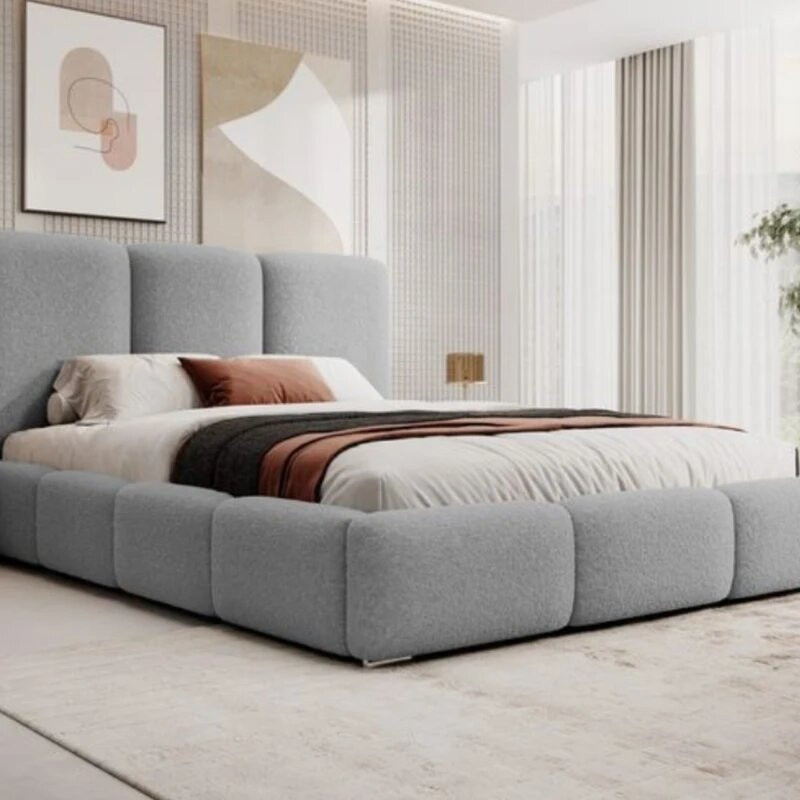 تخت خواب دو نفره کد M.P 5709 سایز 160×200 سانتی متر