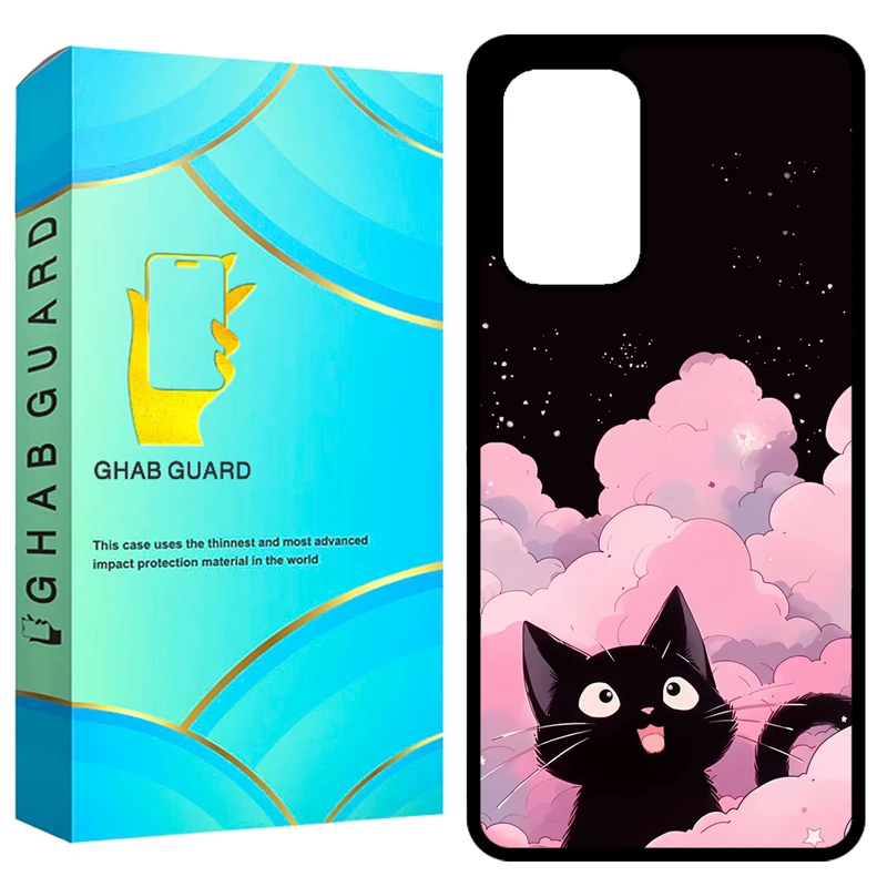 کاور قاب گارد طرح گربه مدل GCHPA53 مناسب برای گوشی موبایل سامسونگ Galaxy A53 5G