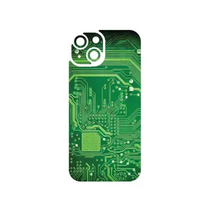 MAHOOT Green_Printed_Circuit_Board Cover Sticker for Apple iPhone 15