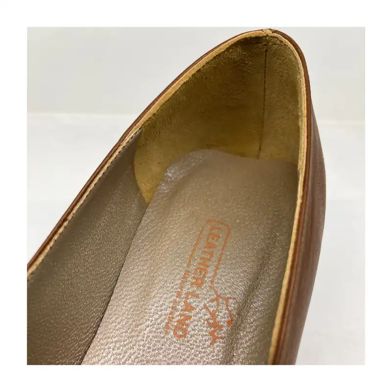 کفش زنانه سرزمین چرم کد 1568 رنگ عسلی