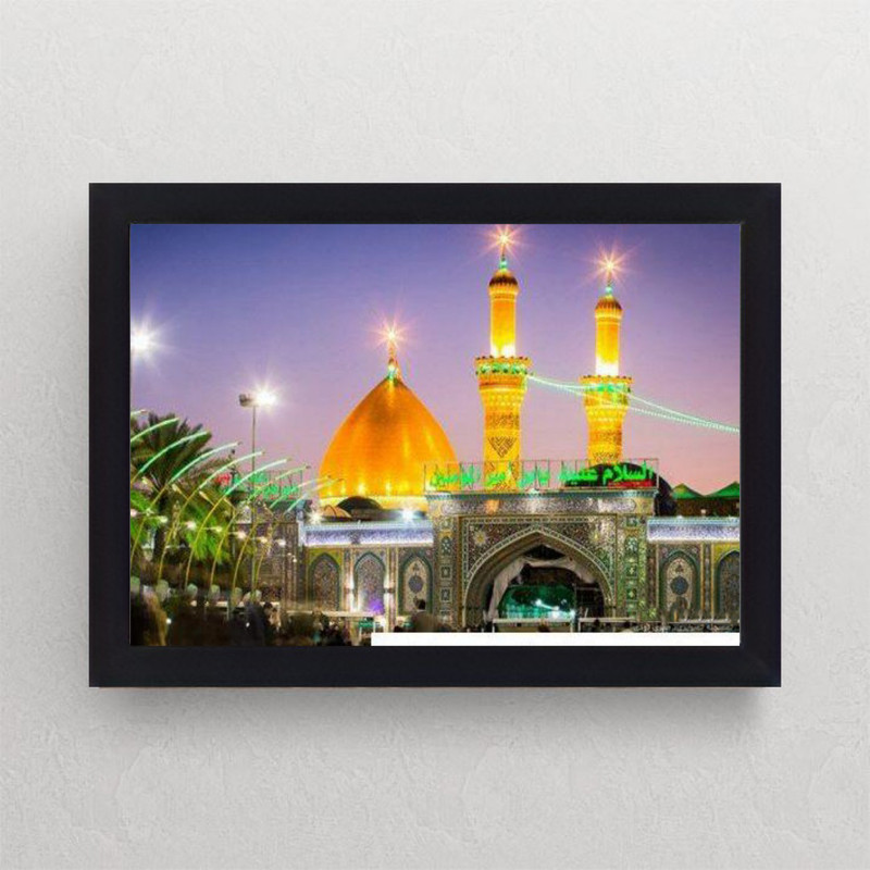 تابلو نوری گیم دکور طرح حرم حضرت علی (ع) مدل najaf