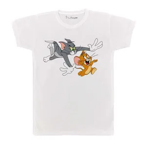 تی شرت بچگانه پرمانه طرح tom and jerry کد pmt.2949