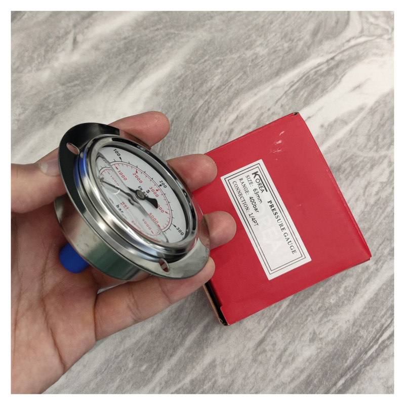 گیج فشار کره مدل 6cm-back-400bar