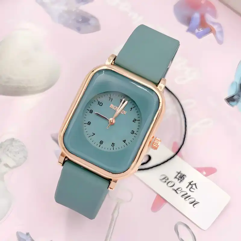 ساعت مچی عقربه ای مدل بند پیو ضد آلرژی کد 04