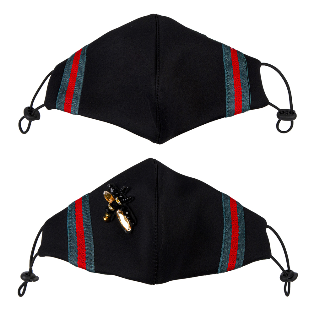 ماسک تزیینی مدل 128136BL مجموعه 2 عددی