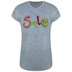 تی شرت آستین کوتاه زنانه مدل شنلدوزی