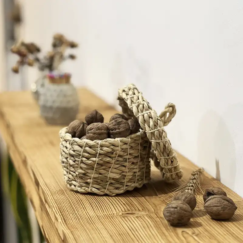 سبد حصیر بافی مدل سنتی