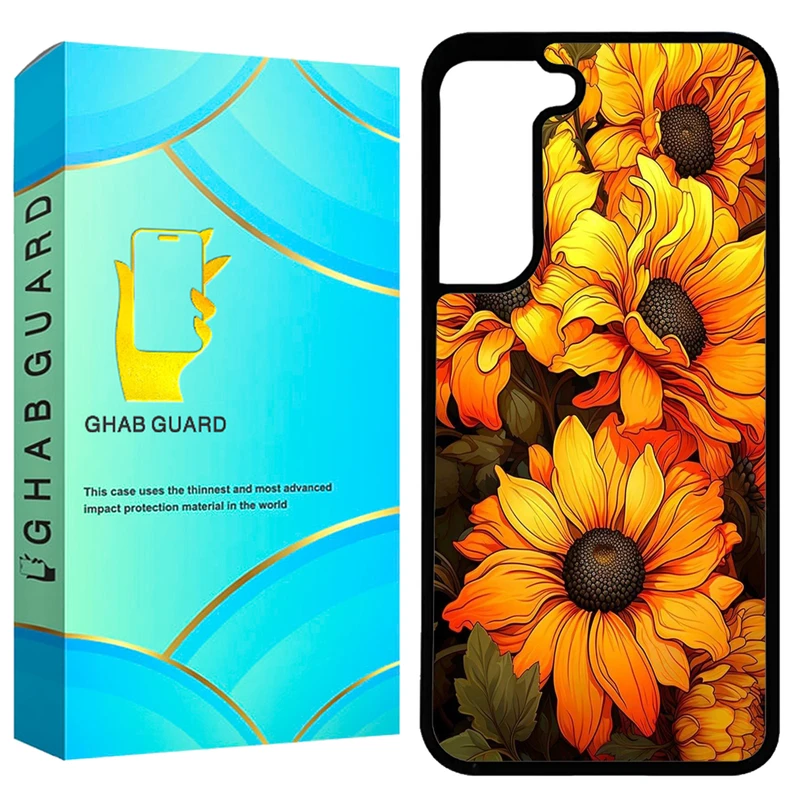 کاور قاب گارد طرح آفتاب گردان مدل GCHPA21F مناسب برای گوشی موبایل سامسونگ Galaxy S21 FE 5G