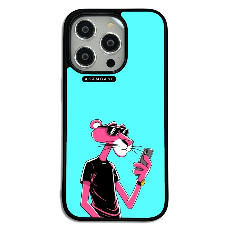کاور آکام مدل AMC-WA14PRO-PINK PANTHER1 مناسب برای گوشی موبایل اپل iPhone 14 Pro