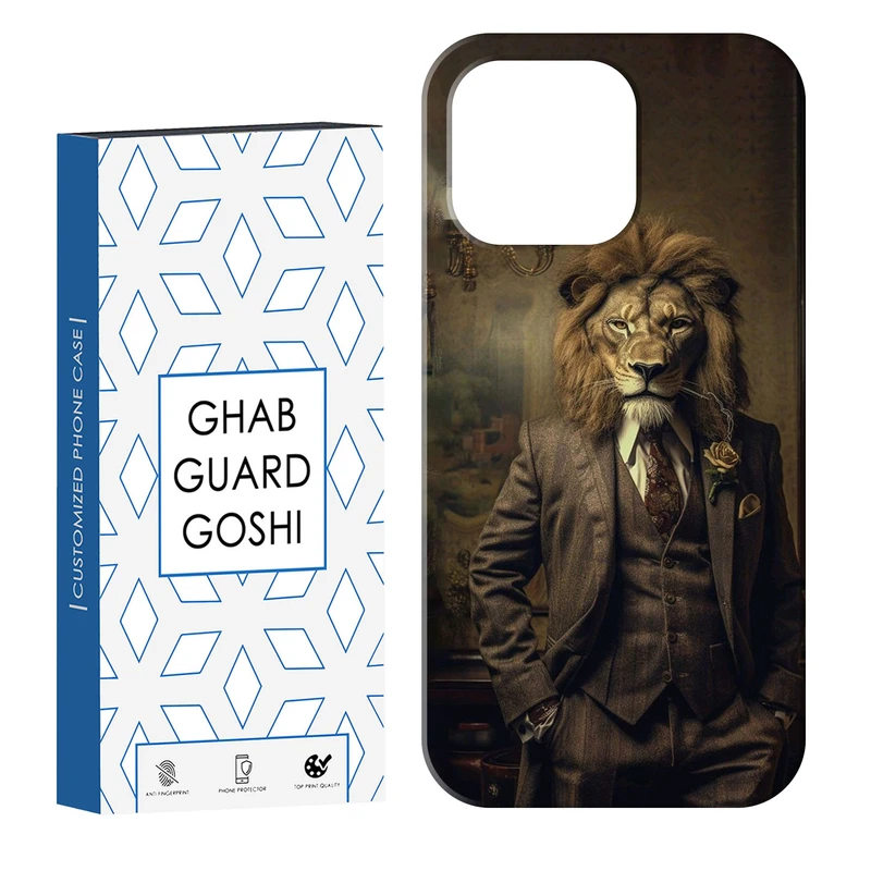 کاور قاب گارد گوشی طرح مرد شیری کد Dimo-621 مناسب برای گوشی موبایل اپل  IPHONE 13 PRO   
