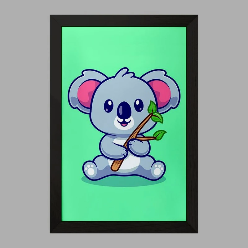 تابلو خندالو مدل حیوانات بامزه کوآلا کد 25408