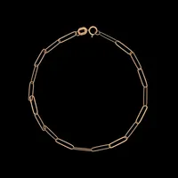 دستبند زنجیری طلا 18 عیار زنانه ناریا مدل هرمس کد M11