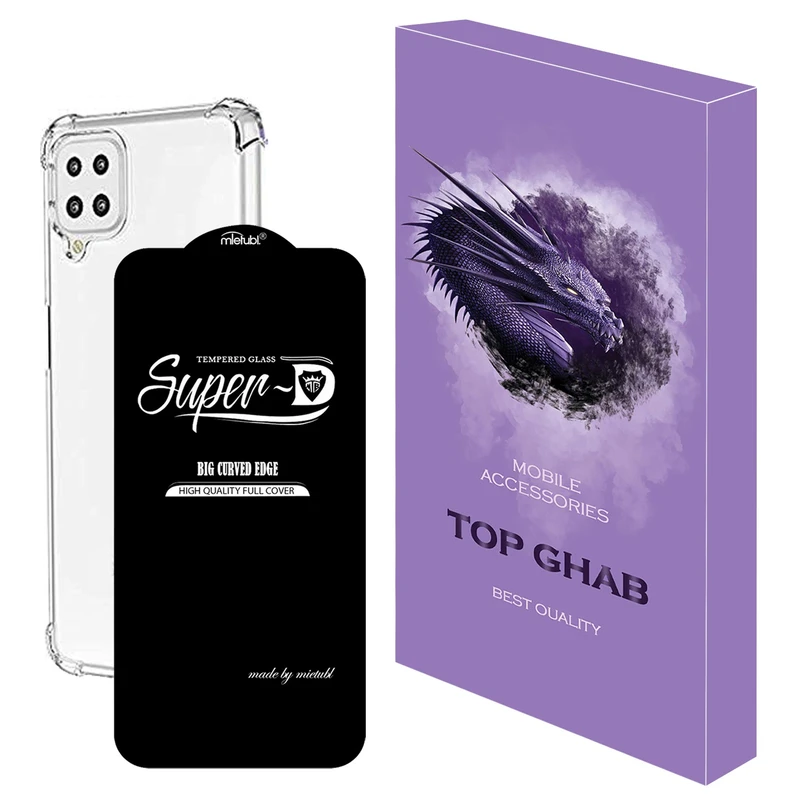 کاور تاپ قاب مدل 2SDJ مناسب برای گوشی موبایل سامسونگ Galaxy A22 4G به همراه محافظ صفحه نمایش