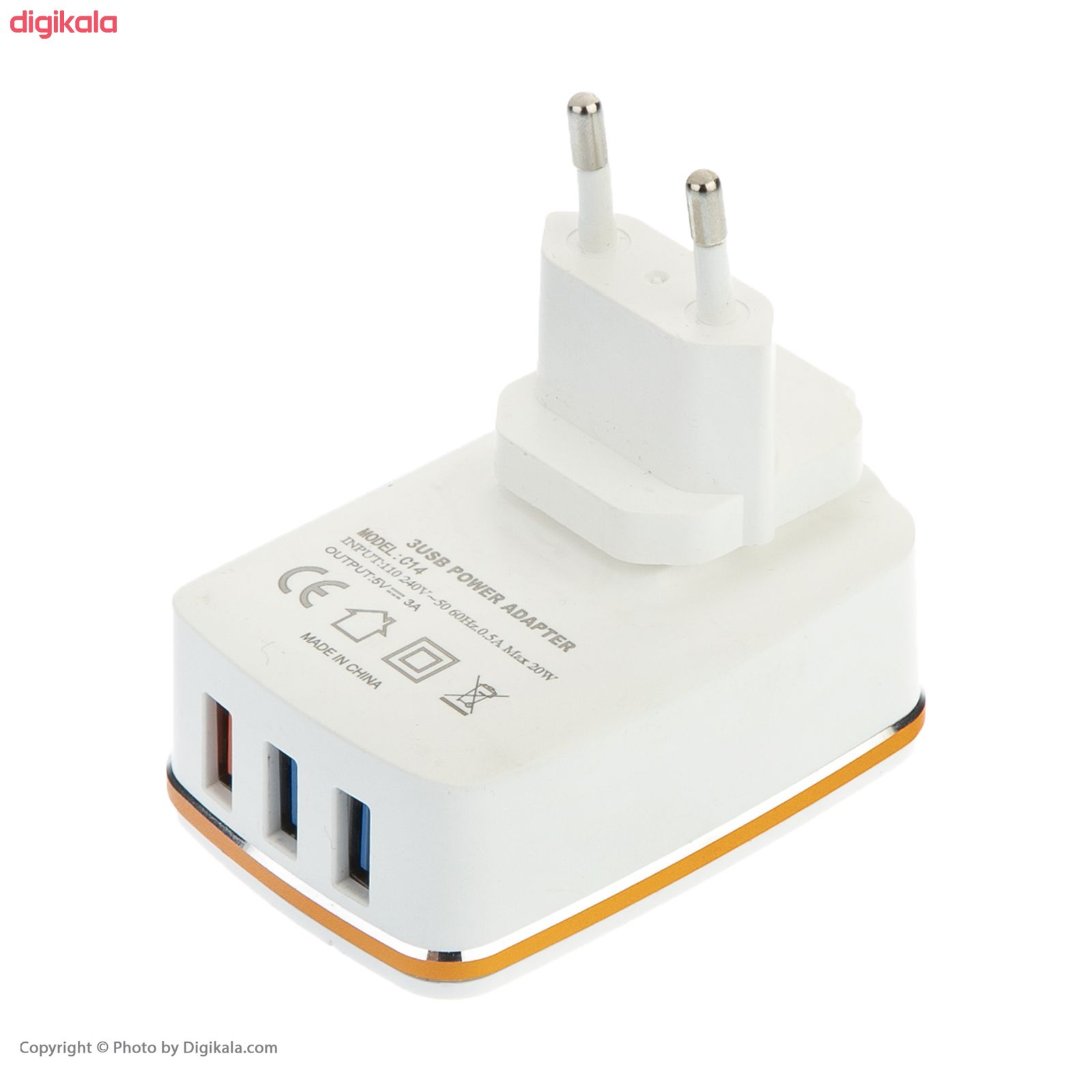 شارژر دیواری بیبوشی مدل C15 به همراه کابل تبدیل USB main 1 6