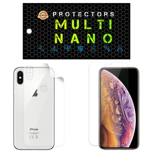 Multi Nano X-SFT Screen Protector For Apple iPhone XS with back skin