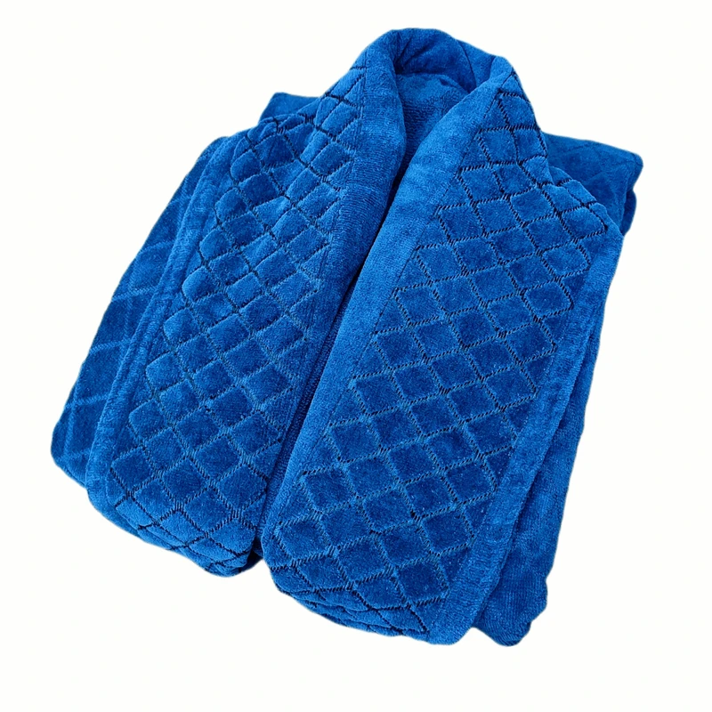 حوله پالتویی پاموک طرح تنپوش شطرنجی سایز 135