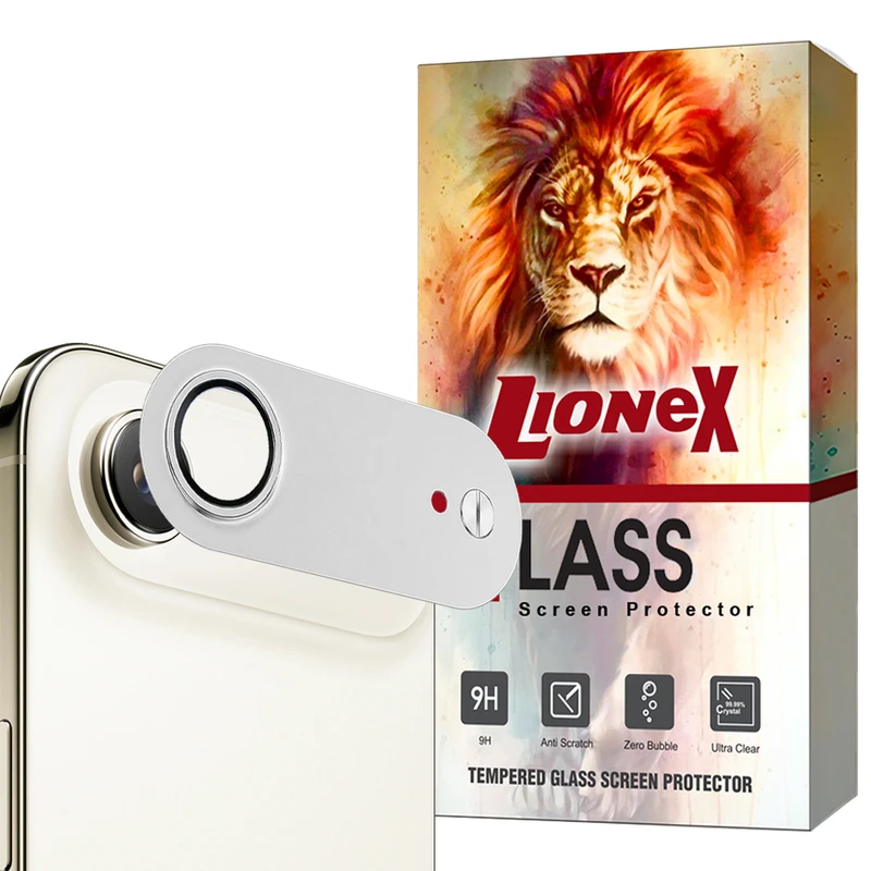 محافظ لنز دوربین فلزی لایونکس مدل 3D1ML مناسب برای گوشی موبایل اپل iPhone 17 Air