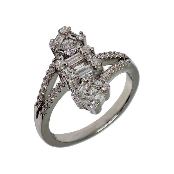 انگشتر نقره زیرکونیا زنانه کد 145