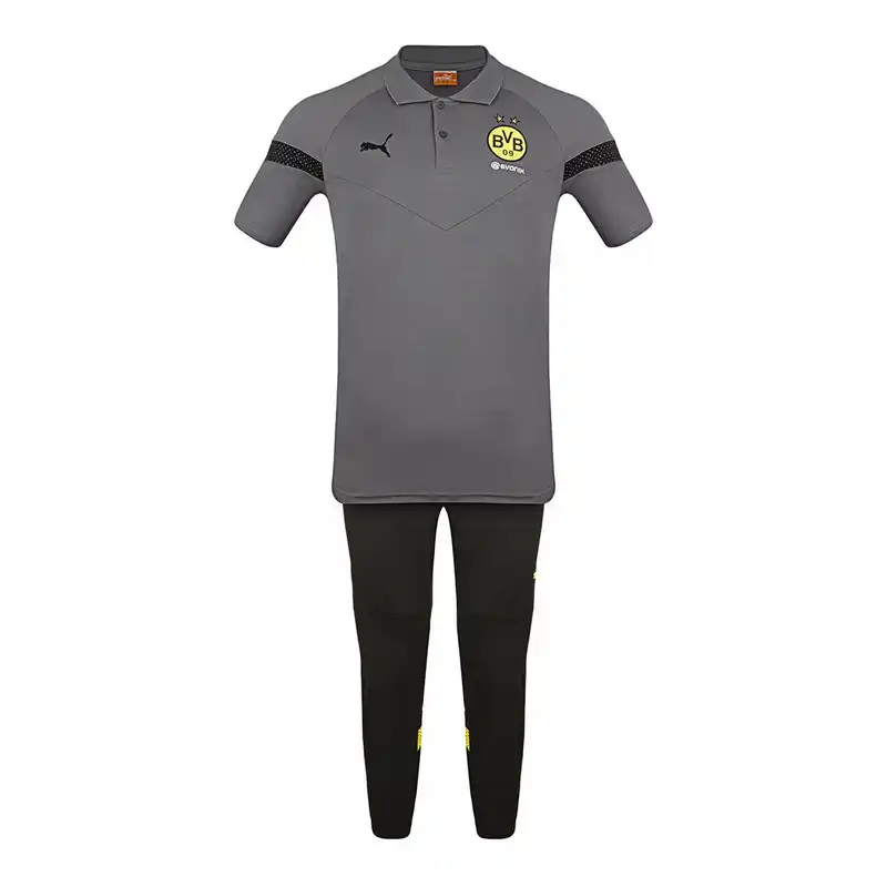 ست پولوشرت و شلوار ورزشی مردانه مدل فوتبال هتلی دورتموند NK-8109